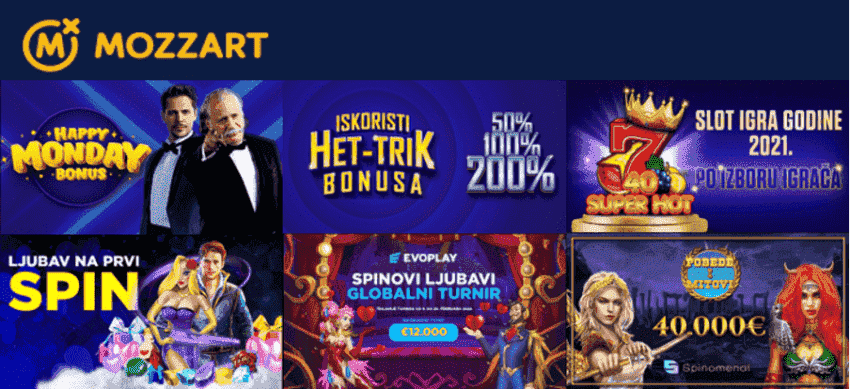 Mozzart-Casino bonuses